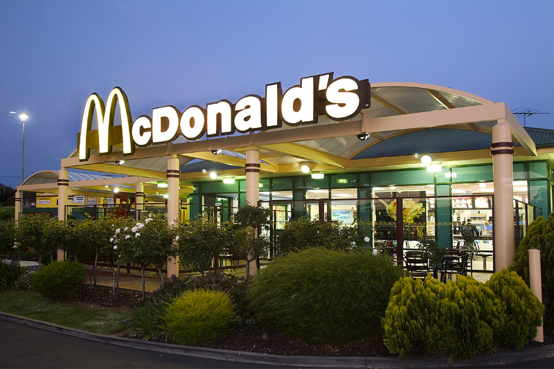 McDonalds Enfield Signage by Hodgkison Adelaide Architects