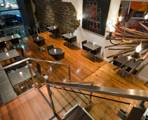 Gallery Bar Stair Design by Hodgkison Adelaide Architects