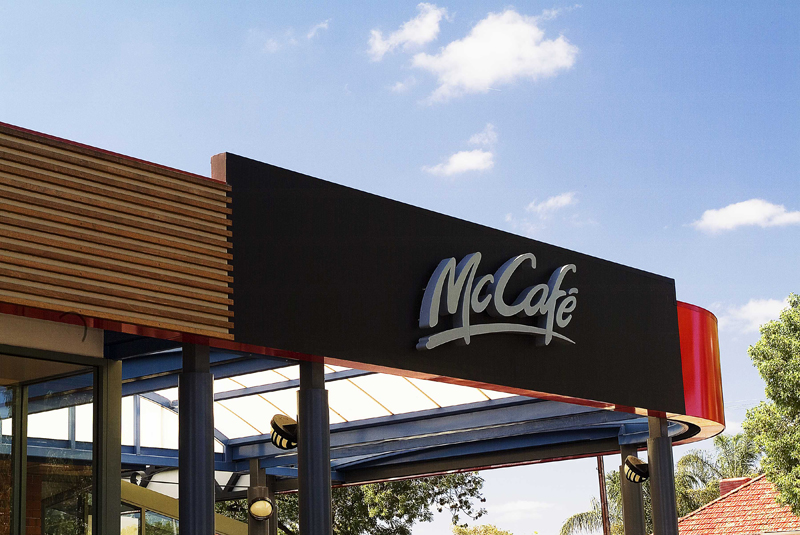 McDonalds Signage by Hodgkison Adelaide Architects