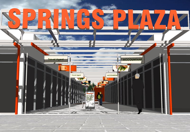 Springs Plaza Design by Hodgkison Alice Spings Architects