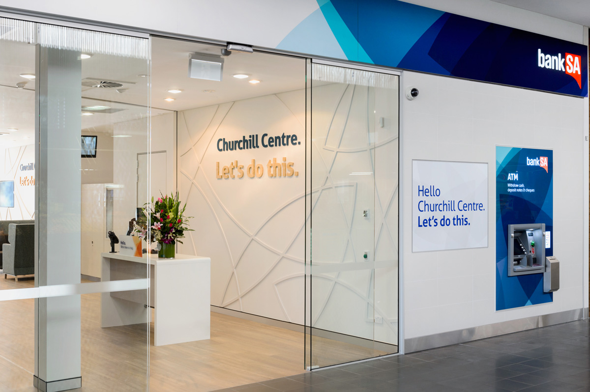 BankSA Churchill Entrance