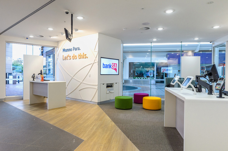 BankSA Munno Para Adelaide Interior Space