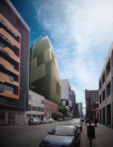 Architectural Design Multistorey Street View