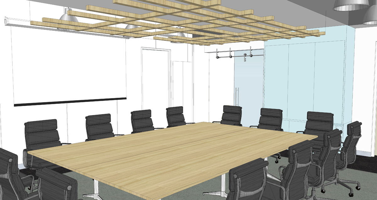 Homestart Finance Boardroom 3D Design by Hodgkison Adelaide Architects
