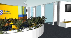 Police Credit Union 3D Interior Design Casuarina Darwin