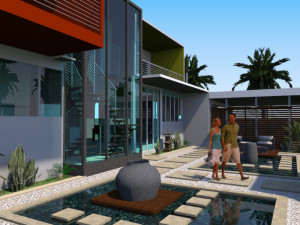 3D Model Private Residence Exterior Nightcliff NT