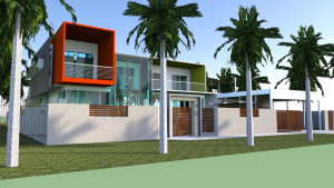 3D Model Private Residence Nightcliff Design by Hodgkison Architects