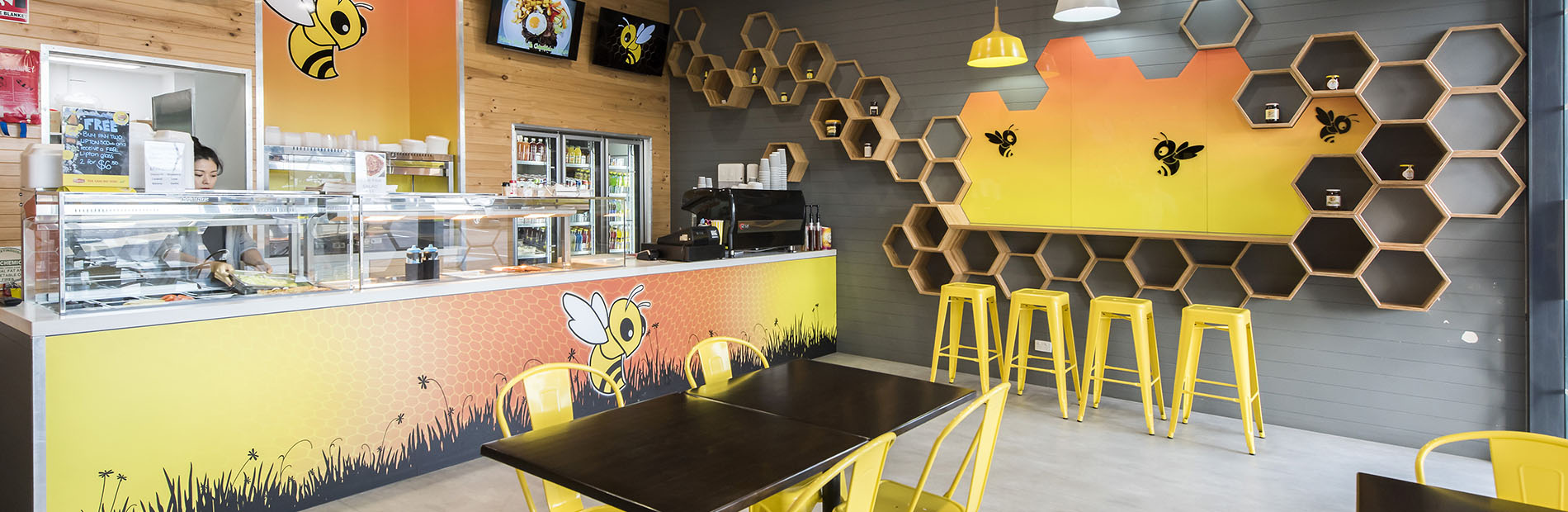 Busy Bee Cafe design by Hodgkison Architects NT