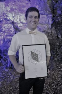 Luke Ingrames accepts 2018 NT AIA Award