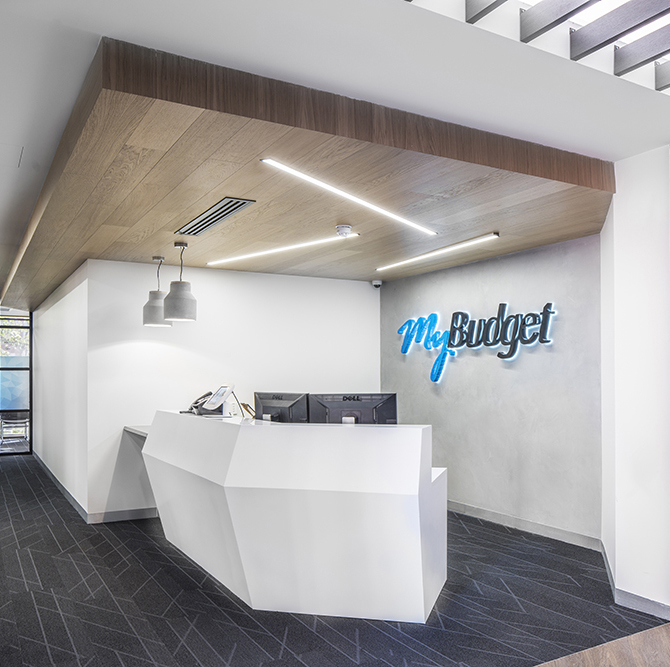 My Budget Reception designed by Hodgkison Architects