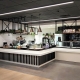 Cafe servery designed by Hodgkison Architects Adelaide