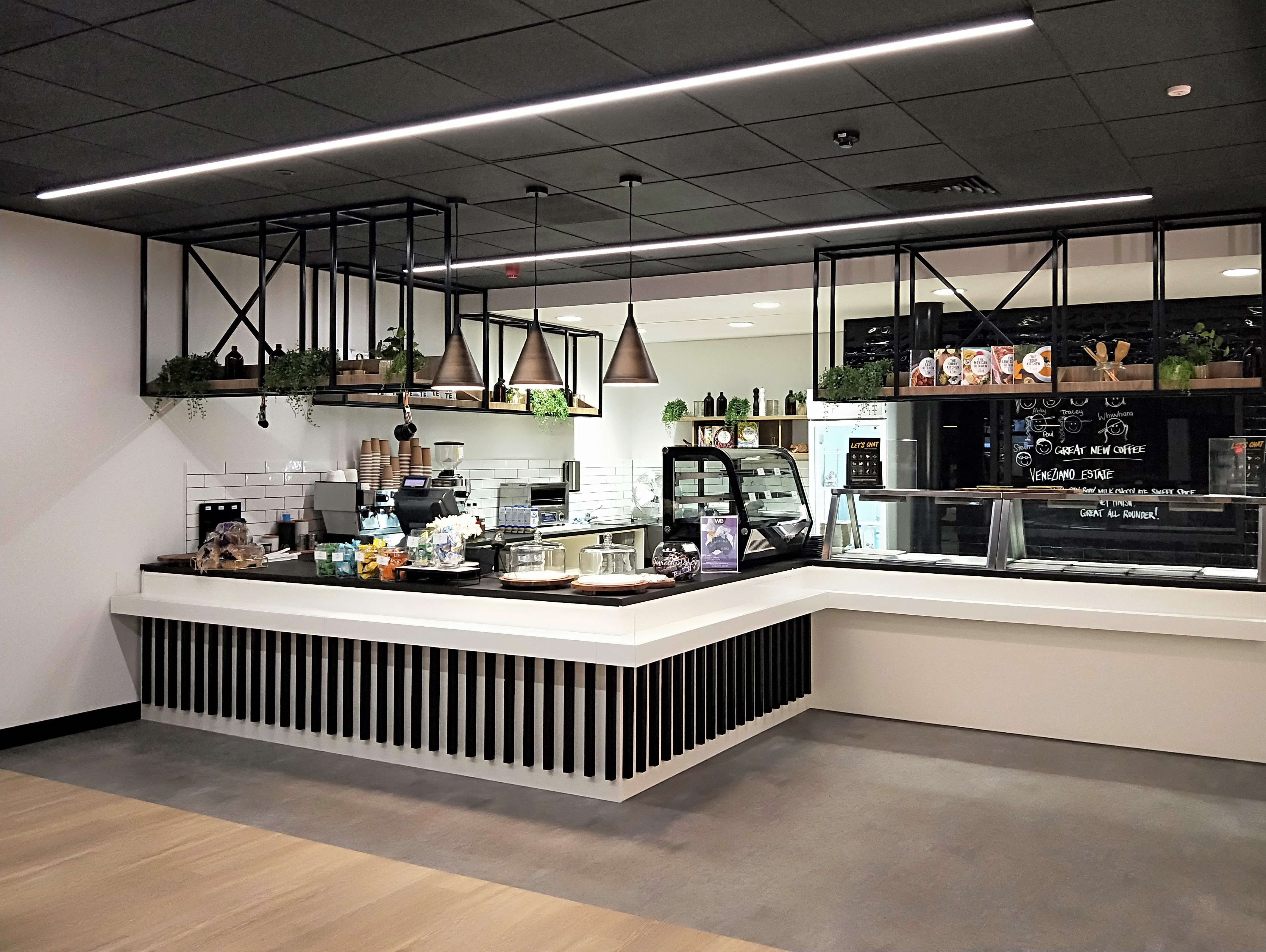 Cafe servery designed by Hodgkison Architects Adelaide