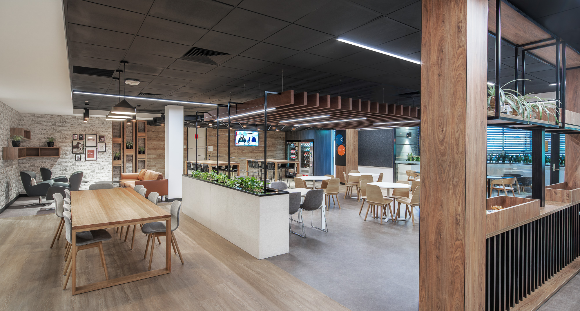 Corporate canteen designed by Hodgkison Architects Adelaide