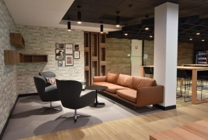 Corporate collaboration area designed by Hodgkison Interior Design Adelaide