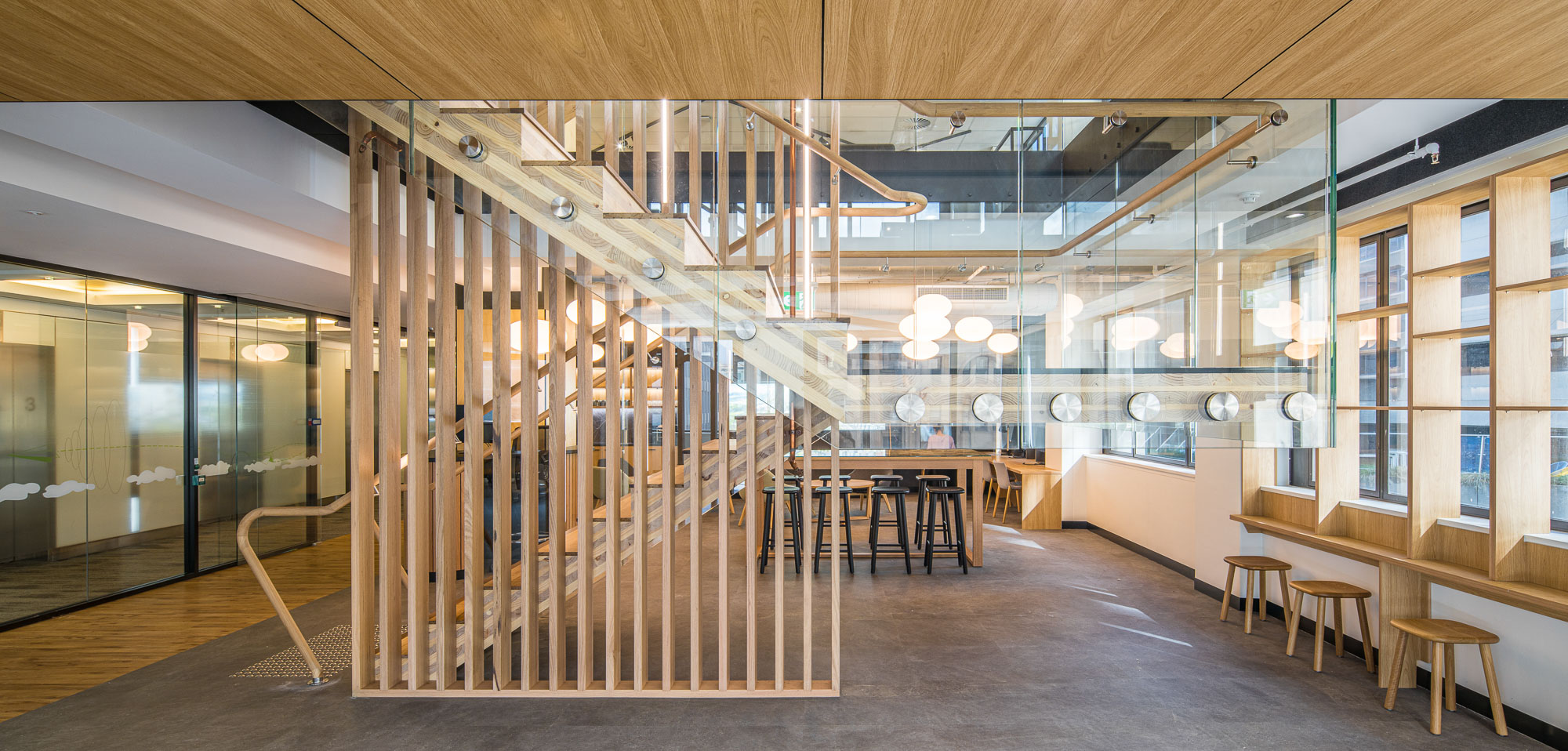 Hodgkison designed fitout at Aurecon Adelaide