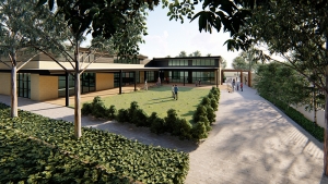 Hodgkison Kings Baptist Grammar School gardens 2